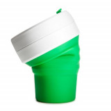 美國Stojo 可摺疊的環保咖啡杯 355ml - 綠色