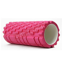 33cm款瑜珈按摩狼牙棒 | 普拉提柱 Yoga Foam Roller - 粉紅色
