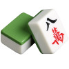 40號香港牌竹絲麻將麻雀牌 | 連收納盒風莊骰 - 綠色