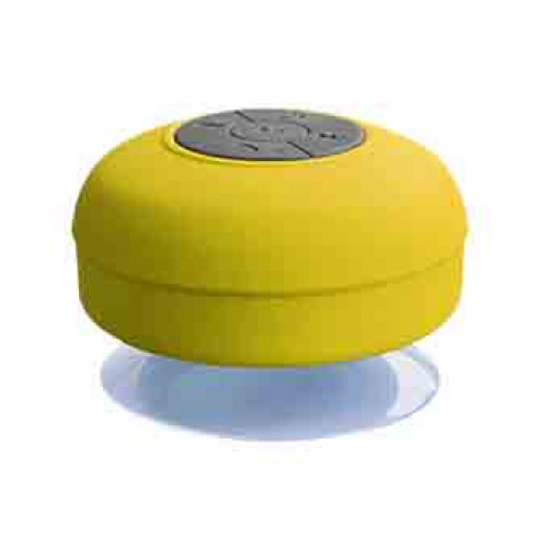吸盤式防水藍牙喇叭 | 浴室專用 - 黃色