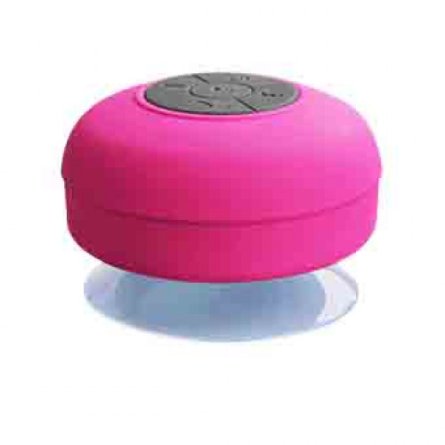 吸盤式防水藍牙喇叭 | 浴室專用 - 粉紅色