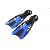 TOPLORD 可調節式潛水長腳蹼蛙鞋 藍色(S/M碼)