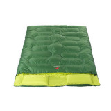NatureHike 戶外情侶雙人睡袋 (SD15M030-J) - 綠色 |  情侶款四季露營 純棉加寬 加厚保暖