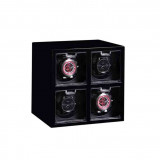 【陳列品優惠】INTIME 獨立四錶位自動上鏈自轉錶盒 - 黑色