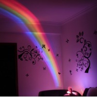 折疊彩虹投影小夜燈