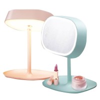 MUID LED檯燈化妝鏡 | 內置充電 - 白色