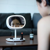 MUID LED檯燈化妝鏡 | 內置充電 - 粉紅色