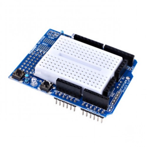 Arduino R3 LH ProtoShield 擴展板含mini麵包板