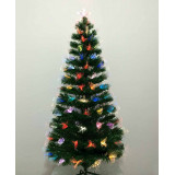 180cm 七彩光纖聖誕樹 | 送裝飾掛件配件