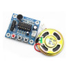 Arduino ISD1820 錄音模組連0.5W喇叭