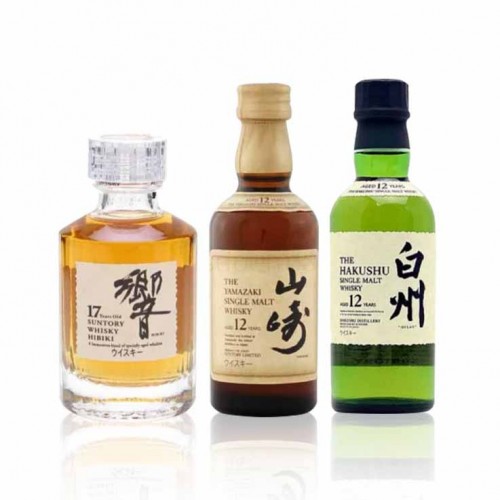 已下架 - 日本Suntory 三得利 威士忌禮盒套裝 | 響17年 山崎12年 白州12年 酒辦