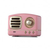復古收音機造型藍牙音箱 | 藍牙喇叭 - 粉紅色