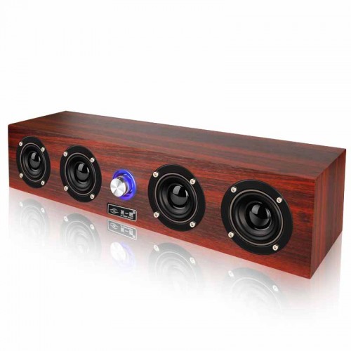 X11 四喇叭木質音箱 | USB桌面低音炮