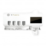 Puretta UVC紫外線牙刷滅菌器 - 白色 | 多功能浴室置物架 牙刷消毒器