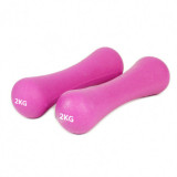 2KG 健身瑜珈啞鈴 | 一對裝 - 粉紅色