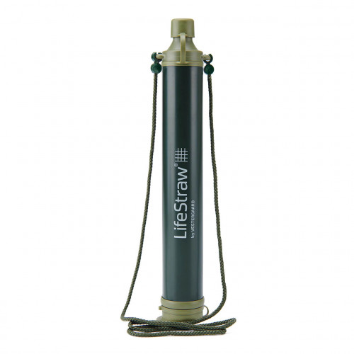 美國 LifeStraw Hollow Fiber 便攜式戶外濾水器 濾水飲管 | 淨水救援吸管 PERSOANL WATER FILTER - 綠色