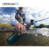 美國 LifeStraw Go 2 Stage 戶外雙重過濾濾水樽 | 連天然活性碳膠囊 - 藍色