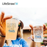 美國 LifeStraw Go 2 Stage 戶外雙重過濾濾水樽 | 連天然活性碳膠囊 - 灰色