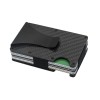 CLPRODUCT 簡約碳纖格紋防RFID卡夾 | 創意金屬錢夾錢包