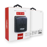 NOLOGO - MQ199 4USB 全球旅行充電器 USB萬用轉換插頭 - 黑色 | 香港行貨