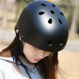 WEISOK 多功能運動單車頭盔 | 兒童成人款式通用  輪滑滑板車滑雪頭盔護具 - 黑色中碼