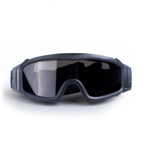 黑色防爆護目鏡 |  抗衝擊防護眼鏡 WAR GAME防護裝備