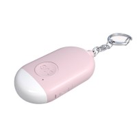 AIRUIZE 充電款防狼器 警報帶電筒及閃燈功能 | 個人防身報警器 - 粉紅色