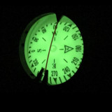 Diving Compass 潛水夜光指北針手錶帶 | 不銹鋼帶扣 50米防水腕錶指南針