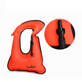 THENICE 兒童浮力簡易款吹氣充氣救生衣 | 浮潛救生圈 游泳裝備 ( 適合身高1.4米以下 ) - 綠色