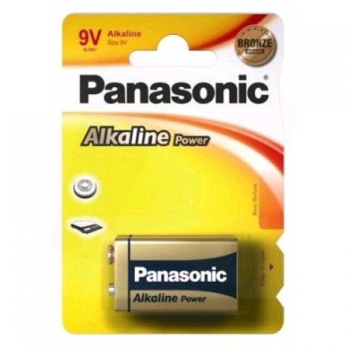 Panasonic 6LR61-B1 9V鹼性電池 (1粒裝)