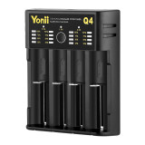 YONII 4槽USB鋰電池充電器 | 可充26650 / 18650 / AAA / AA 電池