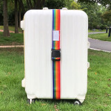 一字式旅行箱行李帶 捆綁帶 - 彩虹色