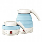 LOHAS 雙電壓摺疊旅行水壺 摺疊式電熱水煲 - 藍色 | 香港行貨