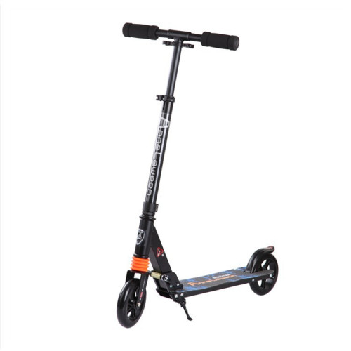 C3 輕量版合金成人滑板車 - 黑色 | PU輪可折疊滑板車 兒童成人通用 可調高度