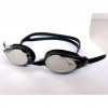 GOMA SILICONE 防霧反光泳鏡 | 防UV游泳訓練眼鏡 G2532M - 黑銀