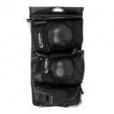 GOMA 110S 黑色護具6件套套裝 | 護腕護肘護膝 成人兒童護具 - L碼