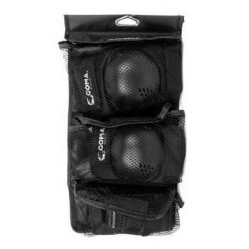 GOMA 110S 黑色護具6件套套裝 | 護腕護肘護膝 成人兒童護具 - L碼