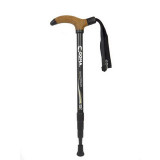 GOMA WS21 4節水松木行山杖 韓國製造 - 黑色 | T柄伸縮式登山杖