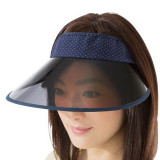 日本UV CUT 便攜式抗UV涼感太陽帽 (藍底白圓點) | 香港行貨