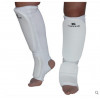 YS 跆拳道訓練護腿護踝腳套 - 拳擊護腳 - 白色細碼