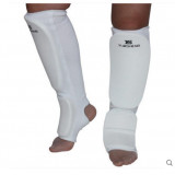 YS 跆拳道訓練護腿護踝腳套 - 拳擊護腳 - 白色細碼