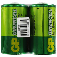 GP Greencell D型碳性電池 (2粒裝)