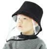 PULUZ 兒童可拆卸透明防護面罩帽子 | 防飛沫漁夫帽 防灰塵 全臉防護抗疫必備