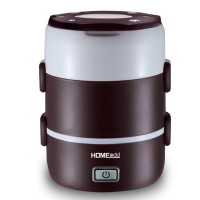 HOME@dd - 電熱蒸煮飯盒 (雙層) (HB20) - 深啡 | 公司蒸飯無難道 | 香港行貨