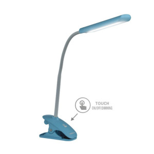 HOME@dd - HL38 LED觸控式護眼夾燈 - 藍色 | 香港行貨