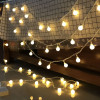暖色圓球6米40燈電池款 |LED裝飾燈泡 | 家居房間露營波波燈串