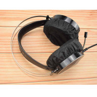 即棄頭戴式耳機專用一次性防塵罩 (50對) | 獨立包裝 無紡布即棄耳機套 - 黑色