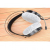 即棄頭戴式耳機專用一次性防塵罩 (50對) | 獨立包裝 無紡布即棄耳機套 - 白色
