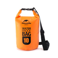 Naturehike Marine500D 10L圓桶形防水袋 | 戶外防水漂流包 500D加厚高密款 - 橙色 (FS15M010-J) 
