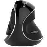 DeLUX M618PLUS 無線垂直豎握式鼠標 | 人體工學無線滑鼠 純真版 - 黑色